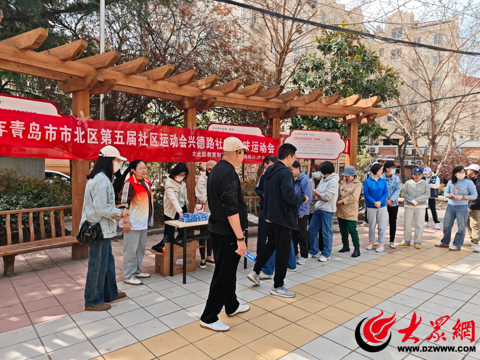 【全民健身】市北区兴隆路街道兴德路社区趣味跳绳比赛开赛！(图1)