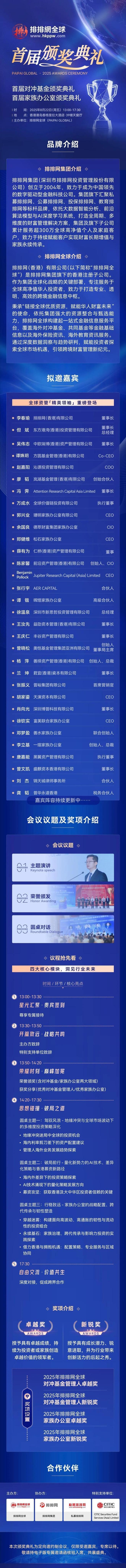 排排网全球2025年对冲基金及家族办公室奖项评选开启！评选升级！(图1)
