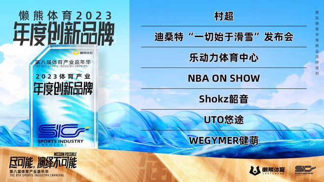突围前行见证2023体育产业的17个榜样(图2)